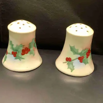 Salt and Pepper Shakers Holly Berry, View more