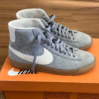 Nike Blazer Mid Hi Grey Shoe ⎮  Men 8.5  US