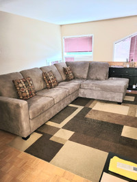 Large Sectional Beige Sofa / like New