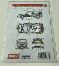 Studio27 1/24 Ford Focus RS WRC “Stobart” Monte-Carlo 2006 decal