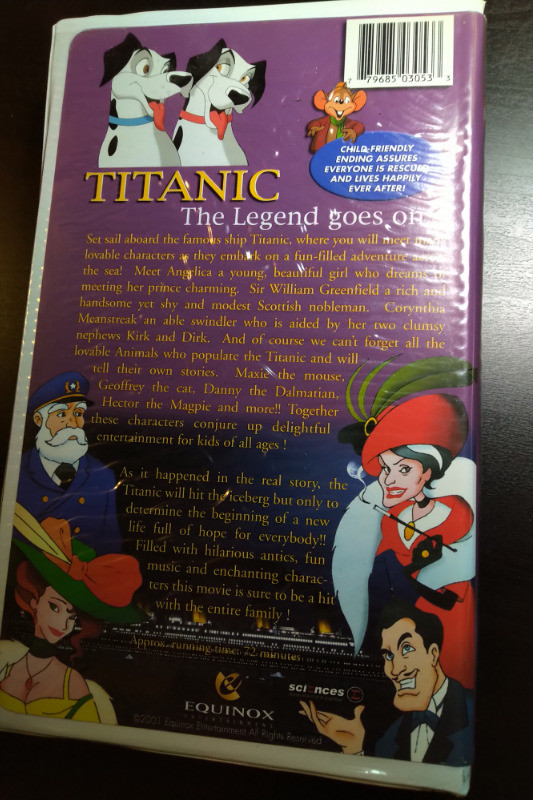 Titanic the animated movie equinox vhs video | CDs, DVDs & Blu-ray | City  of Toronto | Kijiji