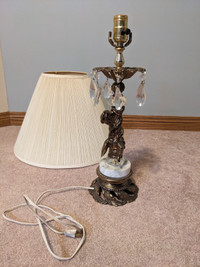 antique MCM table lamp