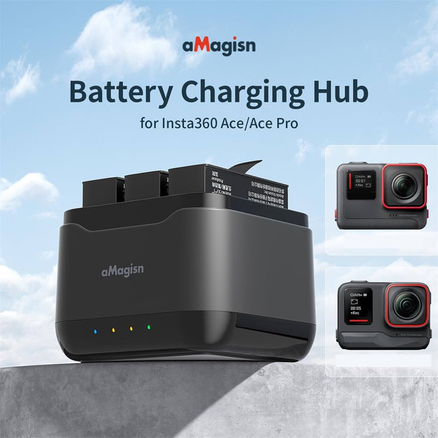 aMagisn charger for insta360 ace/ace pro in Cameras & Camcorders in City of Toronto - Image 2