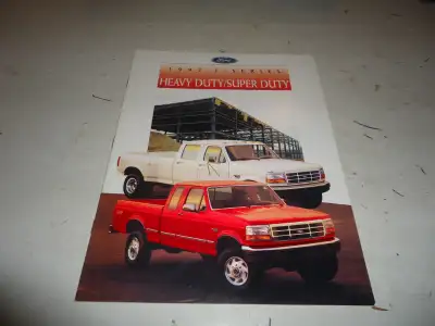 1997 Ford  F-Series HD/SD Trucks Sales Brochure. NOS. Can Mail., View more