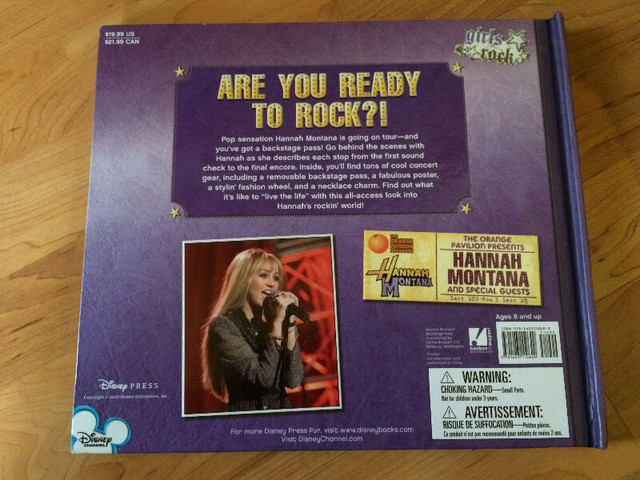 LIVRAISON GRATUITE SECURITAIRE LIVRE Hannah Montana BACKSTAGE dans Livres jeunesse et ados  à Ville de Montréal - Image 2