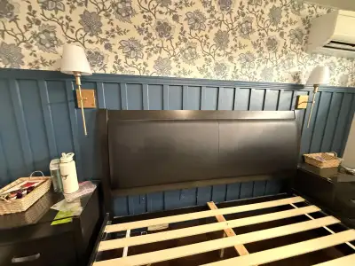 king size bed with mattress, View more