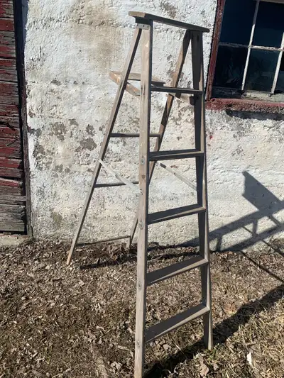 Wood step ladder, View more