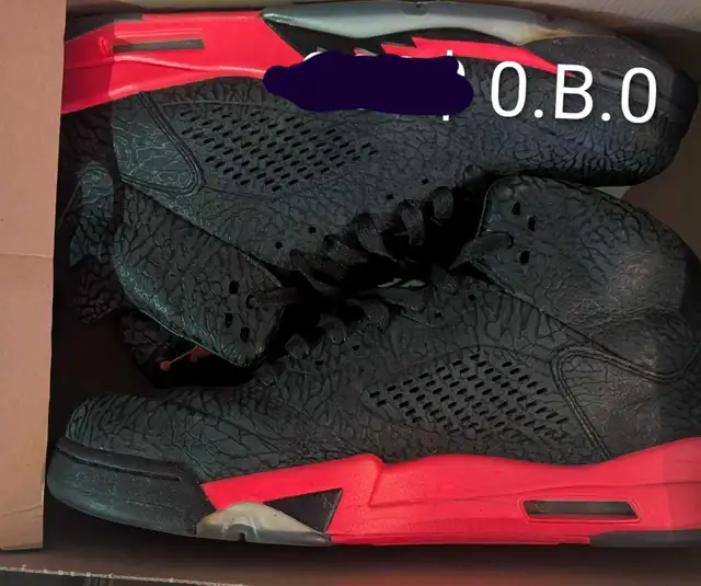 Air Jordan 5 Retro 3 lab 5 Infrared Size 13 in Men's Shoes in Edmonton - Image 2