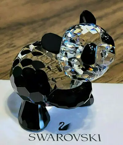 SWAROVSKI Crystal MOTHER PANDA Bear, View more