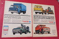 CLASSIC 1962 FORD HEAVY DUTY TRUCKS VINTAGE ORIG AD - TRUCKING