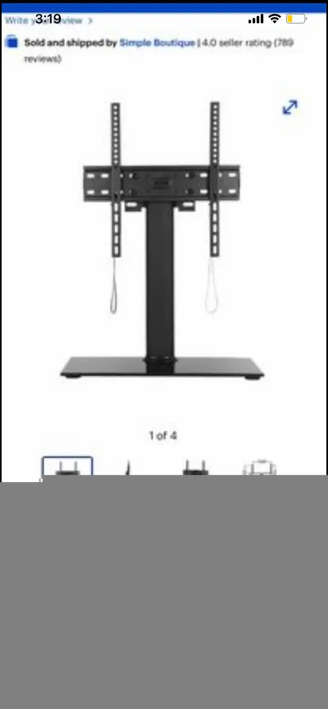 NEW 32”-65” Universal Flat TV Table Top Stand in TV Tables & Entertainment Units in London - Image 7