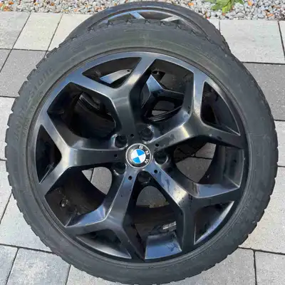 Selling a set of used BMW X5 winter tires and rims. These rims are currently in good condition and c...