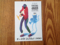 carte postale Festival de Jazz international Montréal, 1998.