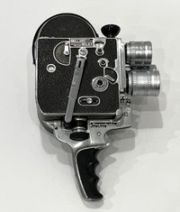 Rare Excellent Bolex 16mm Cine Camera, 3 Angenieux Lenses & More