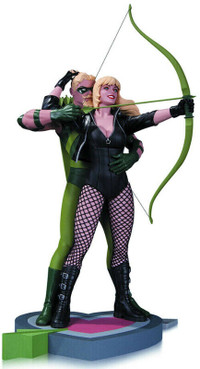 DC Collectible 12 pouces Statue Figure Green Arrow & Black Canar