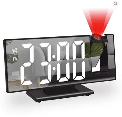 Digital Alarm Clock Arm Projection Alarm Clock Time, View more