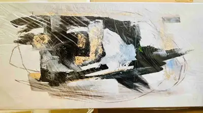 Abstract wall Art large. 5feet, View more