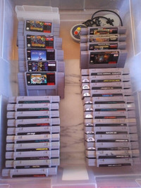 SNES games. Also NES N64 Gamecube Gameboy etc (Updated Apr 19/24