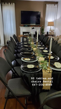 Chairs and tables Rental
