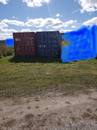 2 x 20 ft shipping containers sea cans