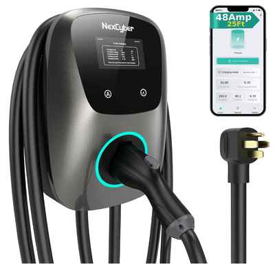 Level 2 Electric Car Vehicle (EV) Charger 48 amp, View more