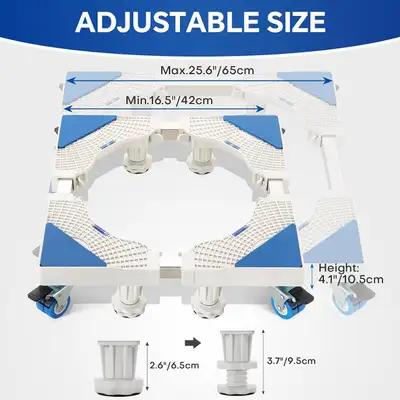 Adjustable Rolling Dolly Expandable 16.5" to 25.6", View more