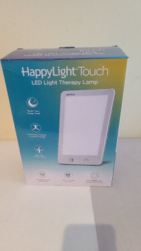 NEW Verilux HappyLight Touch UV Free LED Light Therapy Lamp