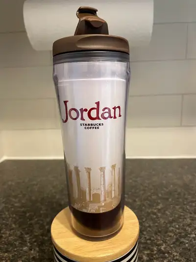 STARBUCKS PLASTIC PORTABLE CUP FROM AMMAN, JORDAN, View more