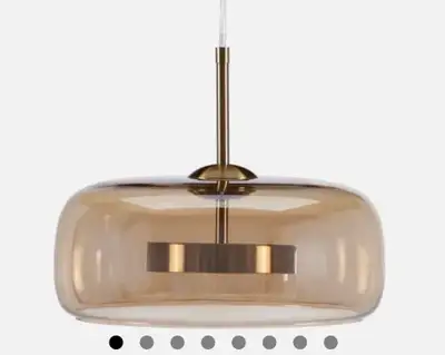 Amber Glass Pendant Light Fixture, View more