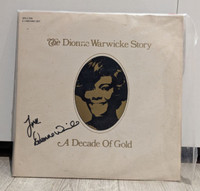 Vynil Vintage autographed  by Dionne Warwicke