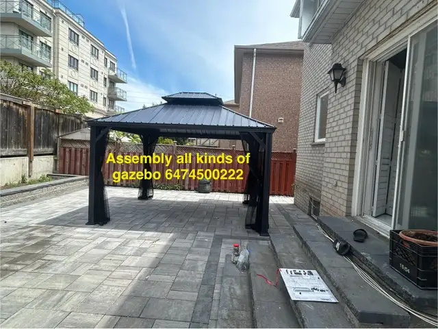 installation of gazebo in Patio & Garden Furniture in Markham / York Region - Image 2