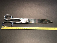 Paire de ciseau de tailleur longueur 27 cm ( Nogent Chrome)