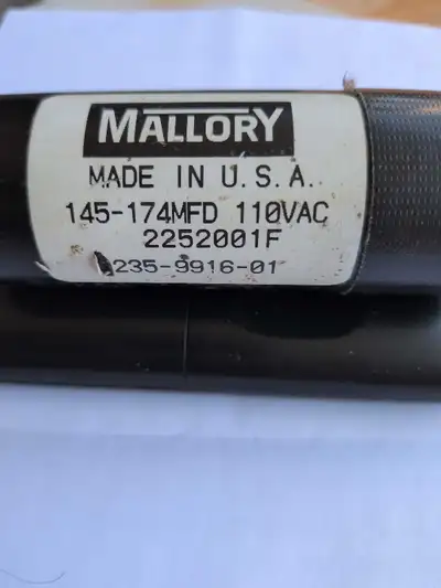 Mallory Capacitor , View more