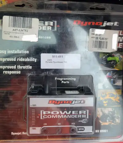 PRIVATE SALE. New Dynojet Power Commander 3 911-411 for 2005 Polaris Sportsman 700 Price dropped $25...
