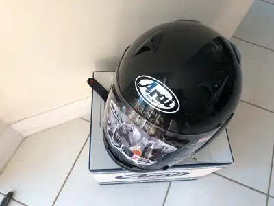 The Arai RX-Q Motorcycle Helmet is the evolutionary next step in Arai Helmet design, designed to be...
