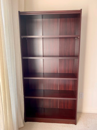 Staples 5 shelves bookcase 75”Hx35”Wx12.2”D