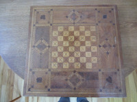 RARE Antique Inlaid Checker / Chess Board c.1900-1910