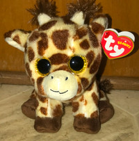 Ty Beanie Baby 6" PEACHES the Giraffe Plush Stuffed Animal New