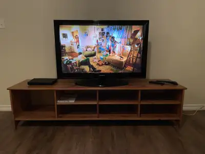 Samsung 42” Plasma TV / Stand & DVD., View more