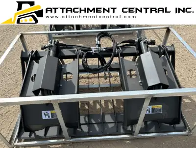 72" Rock Grapple Bucket Skid Steer Attachment, View more