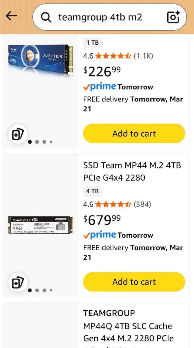 4TB NVMe SSD - PCIe Gen4 x4437431678093895680