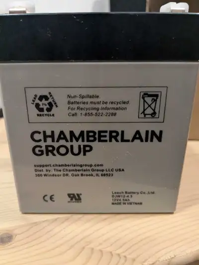 new chamberlain backup battery, View more