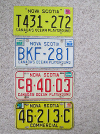 Vintage Nova Scotia License Plate