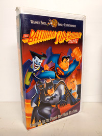 The batman superman movie vhs cassette