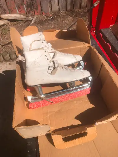 Vintage NHL Approved  Womens Ice Skates In The Original Box, View more