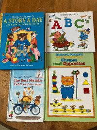 4 Richard Scarry Books all for $5
