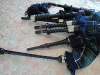 GREAT HIGHLAND DELRIN BAGPIPES BRAND NEW MADE IN SCOTLAND $1200