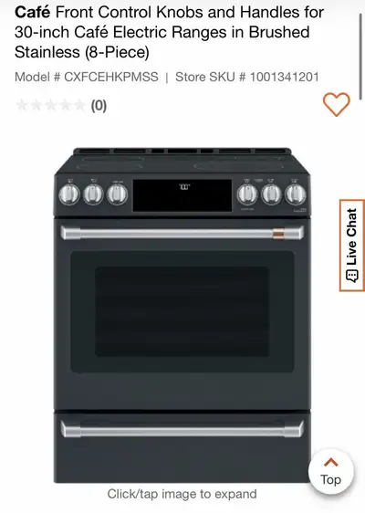 Cafe Stove Handles and Knobs, View more