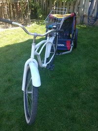 Bike with Schwinn Trailer