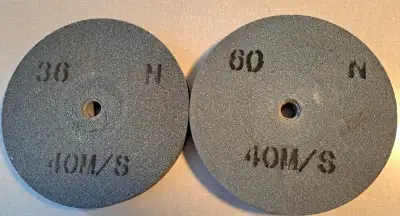 2 Heavy Duty-8" Grinder Stones- #60, 36# Grit, View more